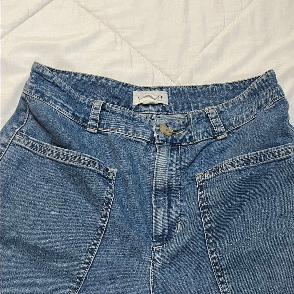 Velvet by Graham & Spencer Relaxed Blue Jeans - Picture 3 of 5